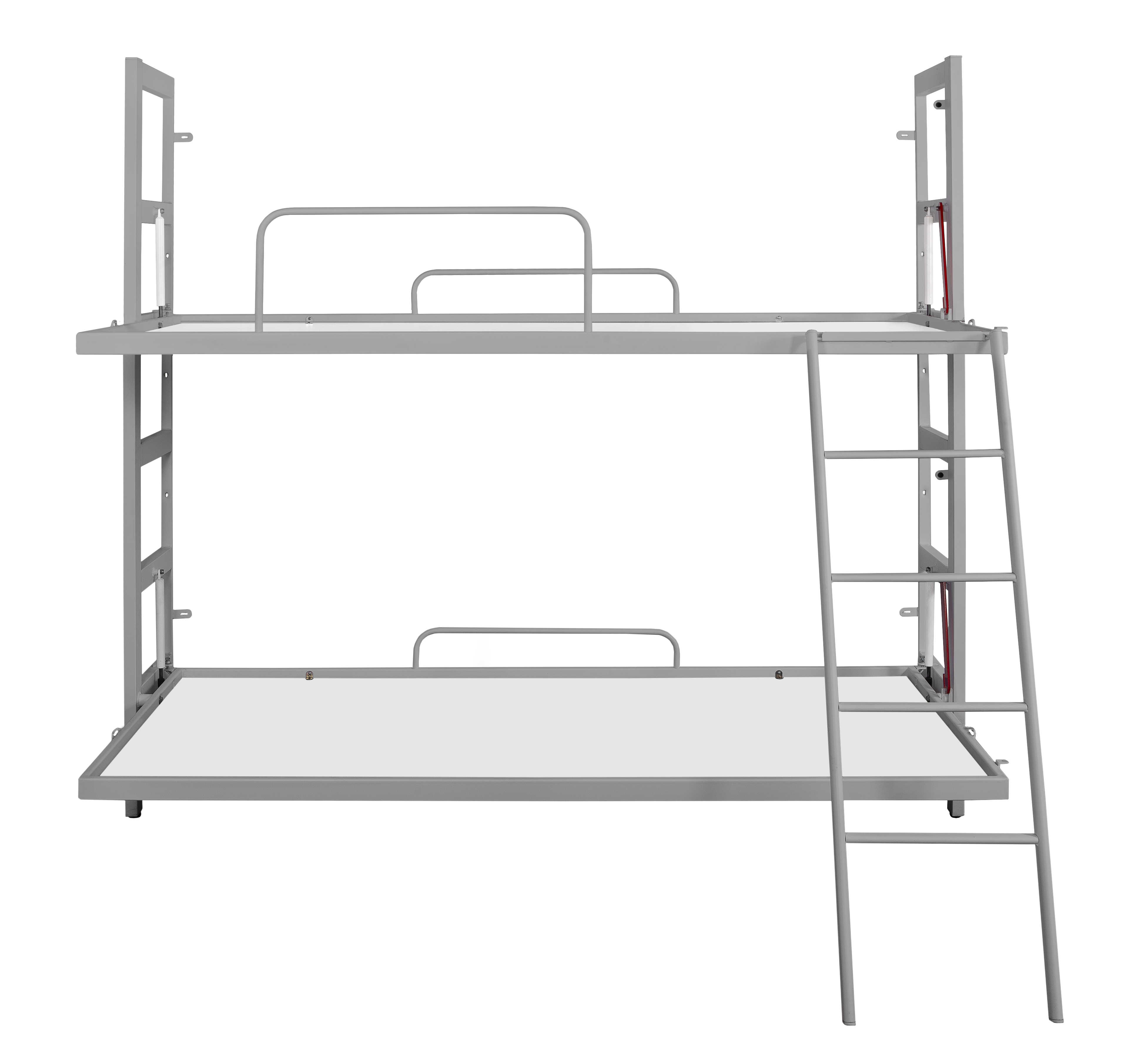 Litera abatible abierta